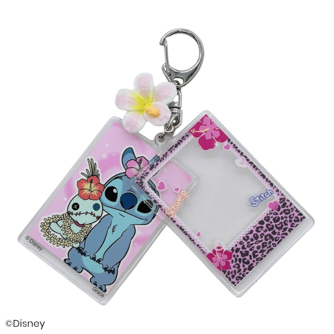 Disney】スティッチ＆スクランプ/アクリルキーチャーム(PONEYCOMB