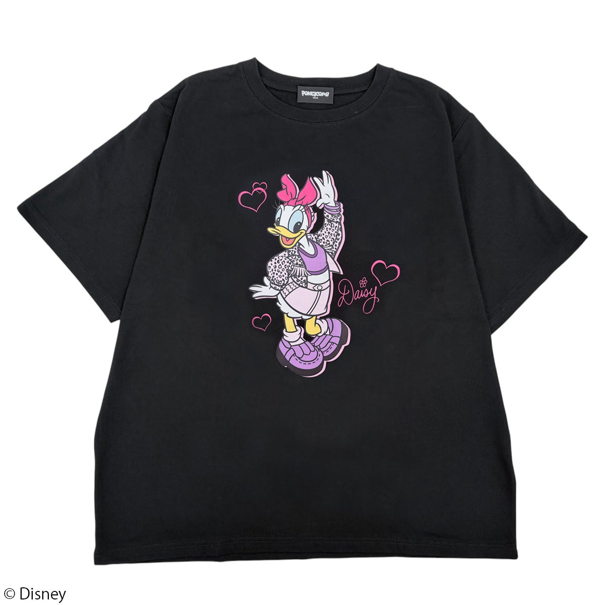 Disney】デイジーダック/ヒョウ柄/Tシャツ(PONEYCOMB TOKYO