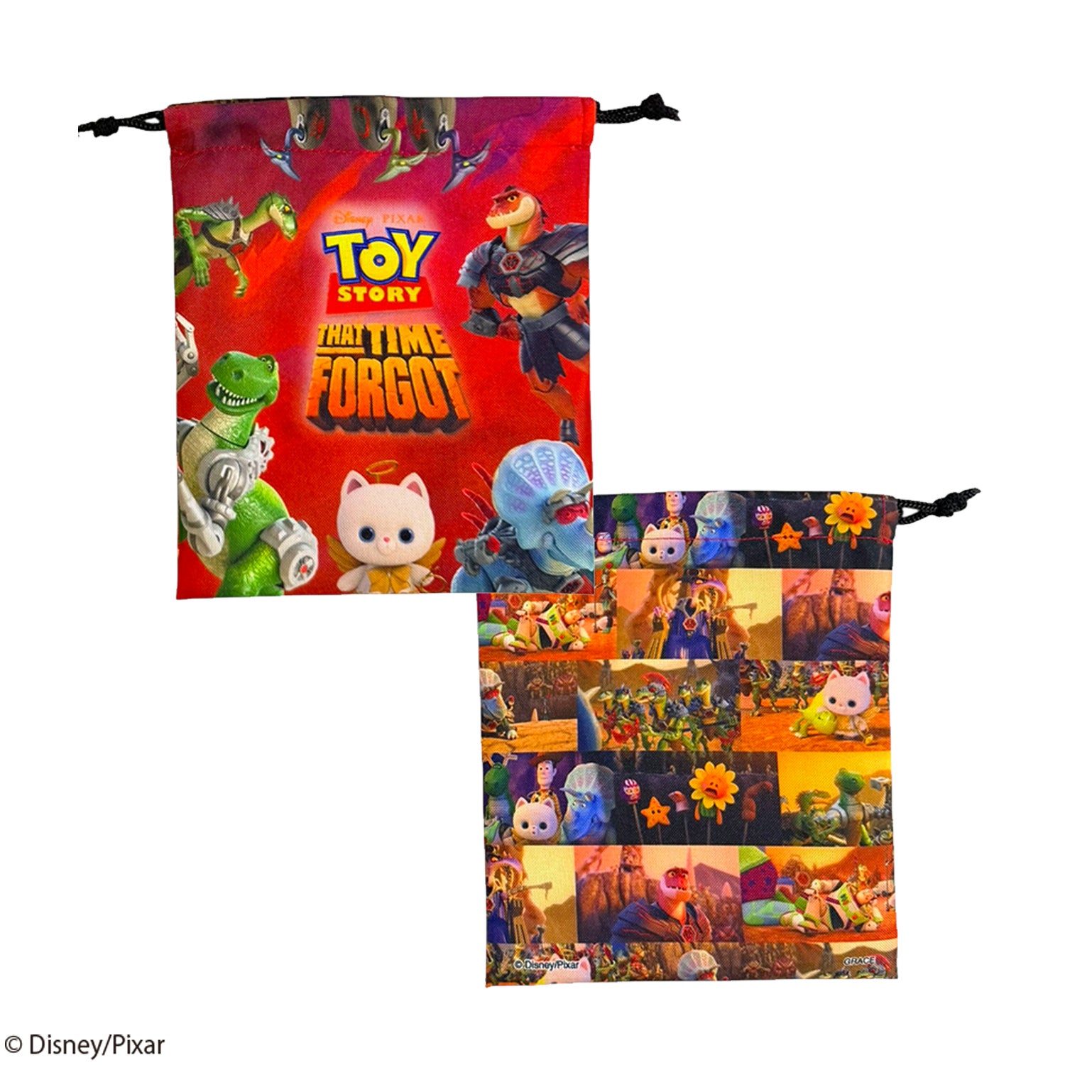 Disney&Pixar】TOY STORY TOONS/レックスはお風呂の王様/巾着
