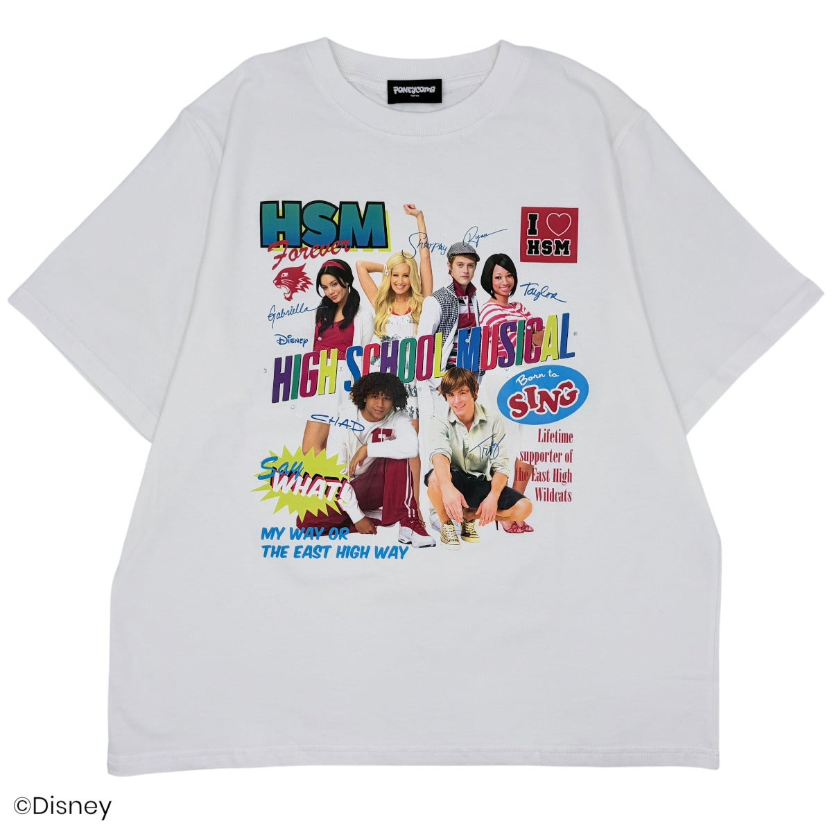 Disney】ハイスクール・ミュージカル/ラインストーン/Tシャツ