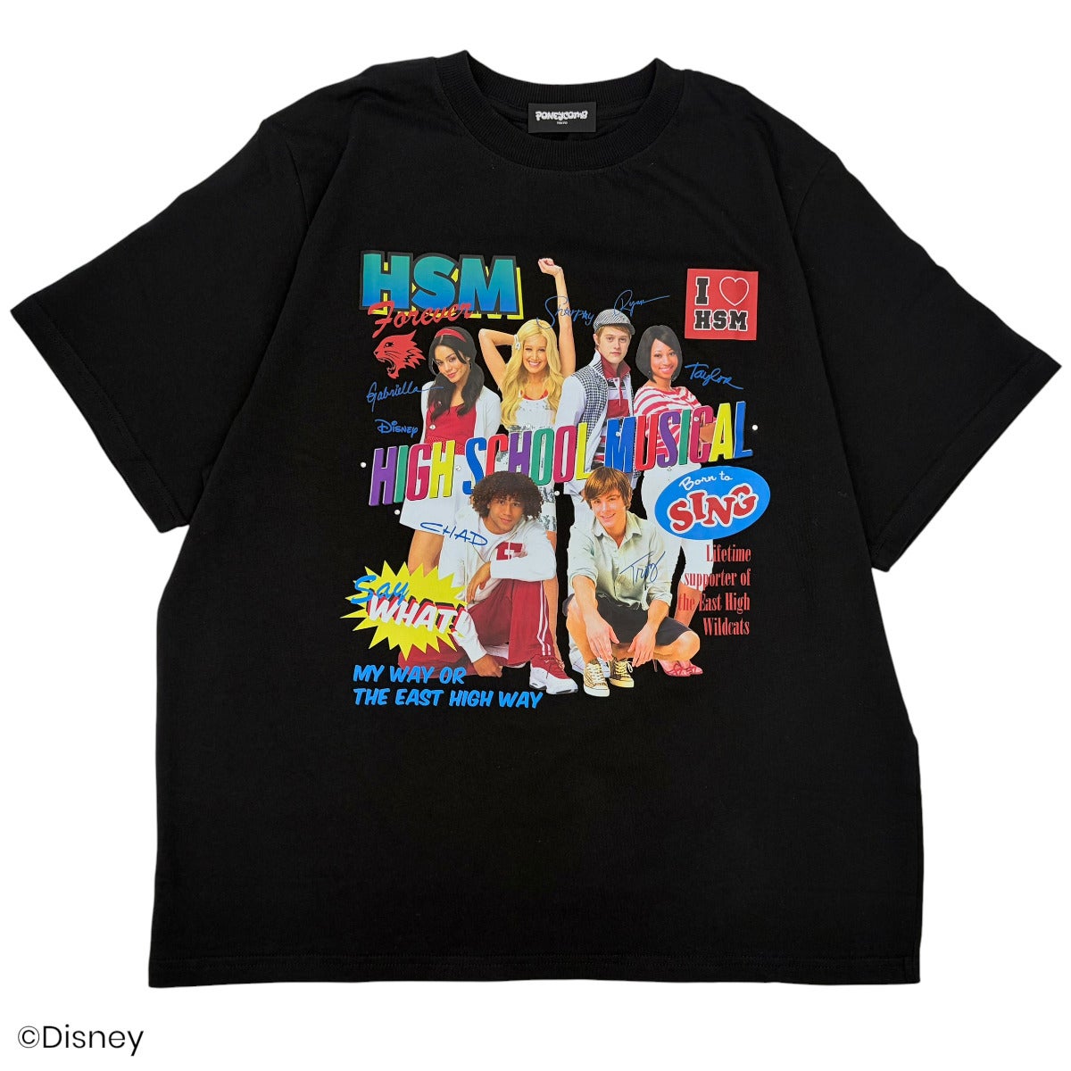 Disney】ハイスクール・ミュージカル/ラインストーン/Tシャツ