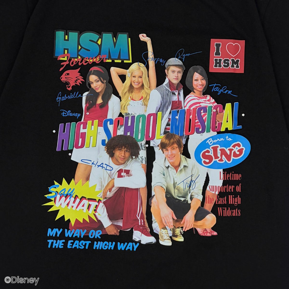 Disney】ハイスクール・ミュージカル/ラインストーン/Tシャツ