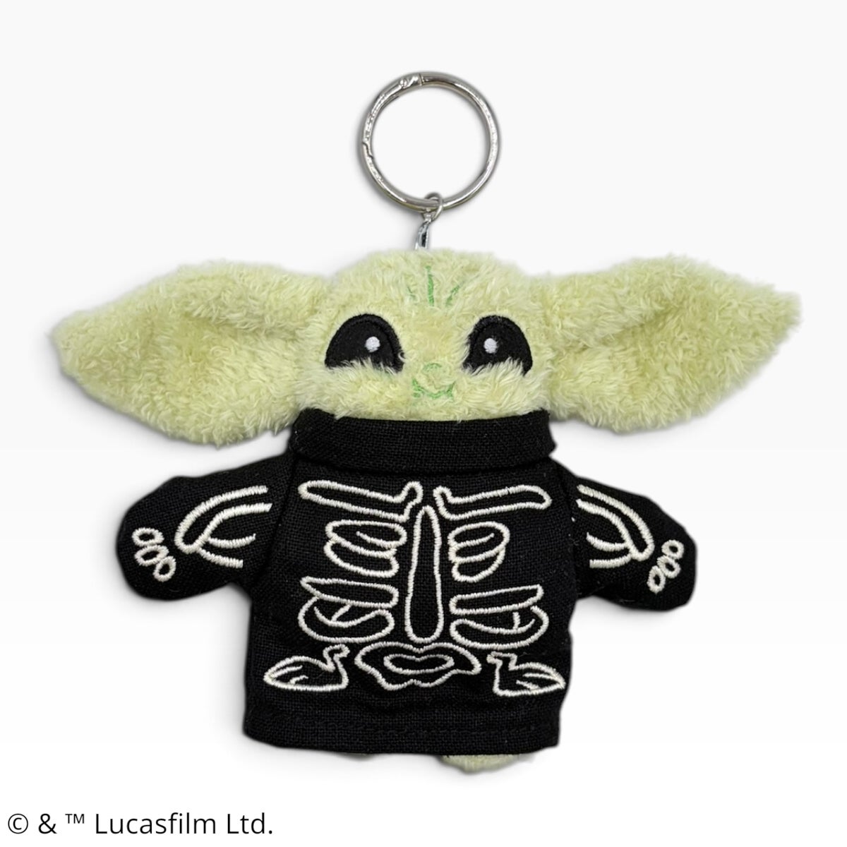 STAR WARS】グローグー/スケルトン/ふわふわマスコットチャーム（巾着